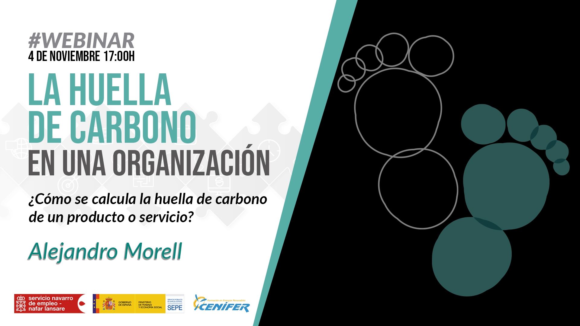 Cenifer-Ciclo -La huella de carbono de un producto o servicio- Tercer webinar 4 de noviembre