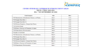 Cenifer INICIO CURSO 2022/2023