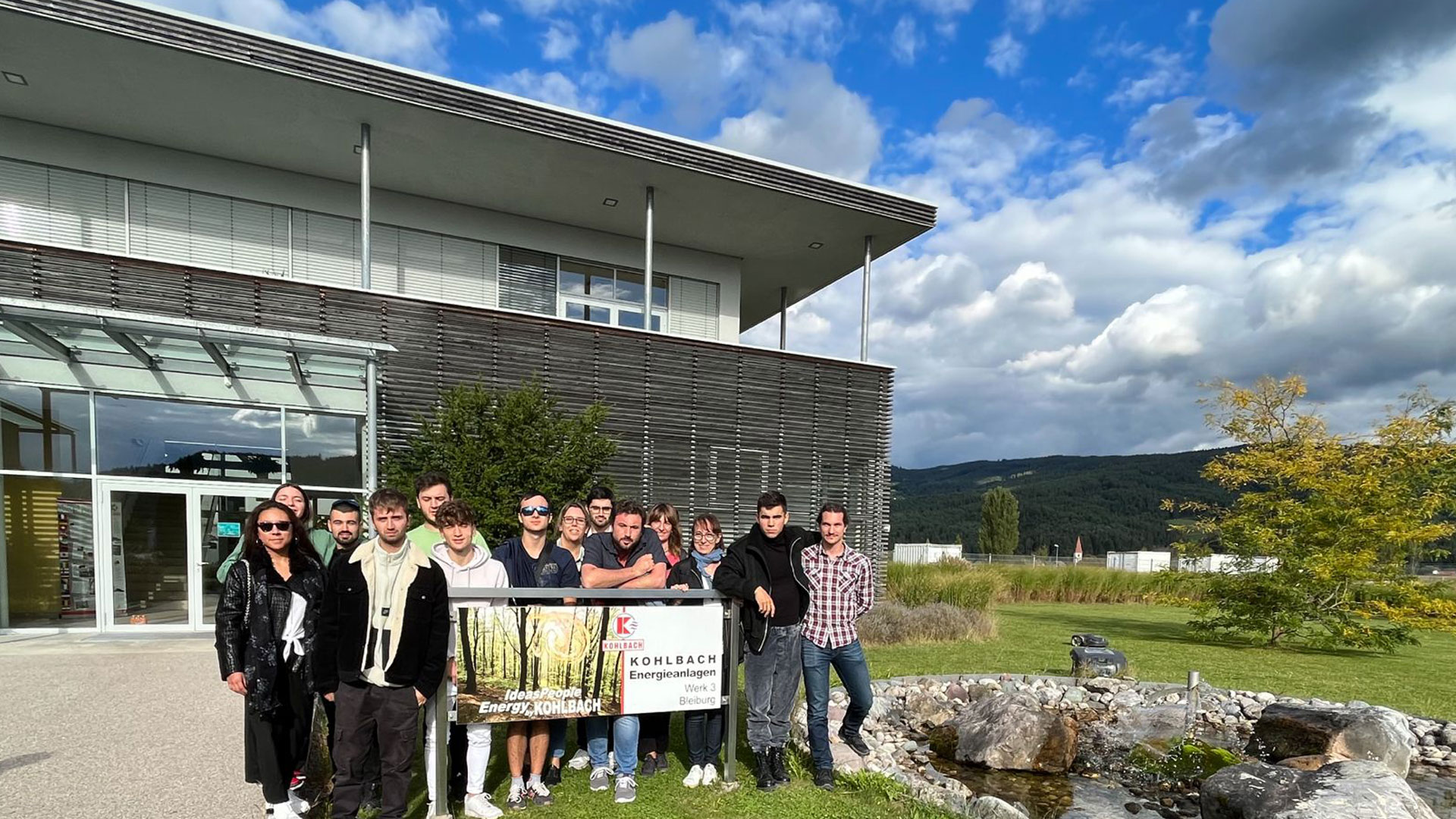 Cenifer Visitando la empresa Kohlbach, en Bleiburg. Fabricante de calderas de biomasa para usos industriales.