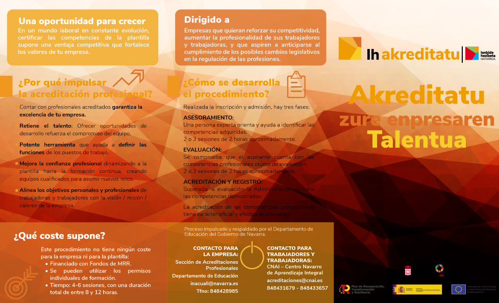 Cenifer tríptico empresas acreditación