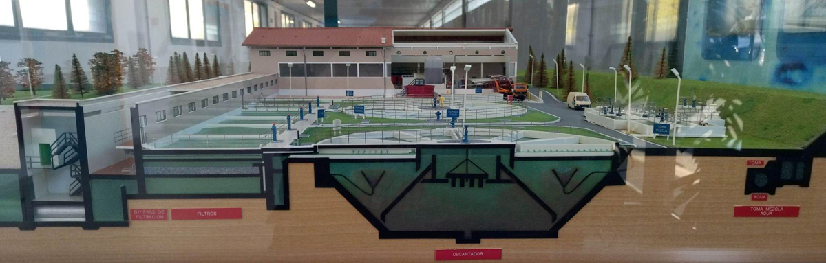 cenifer Esquema del proceso de tratamiento del agua potable en la ETAP de Eguillor