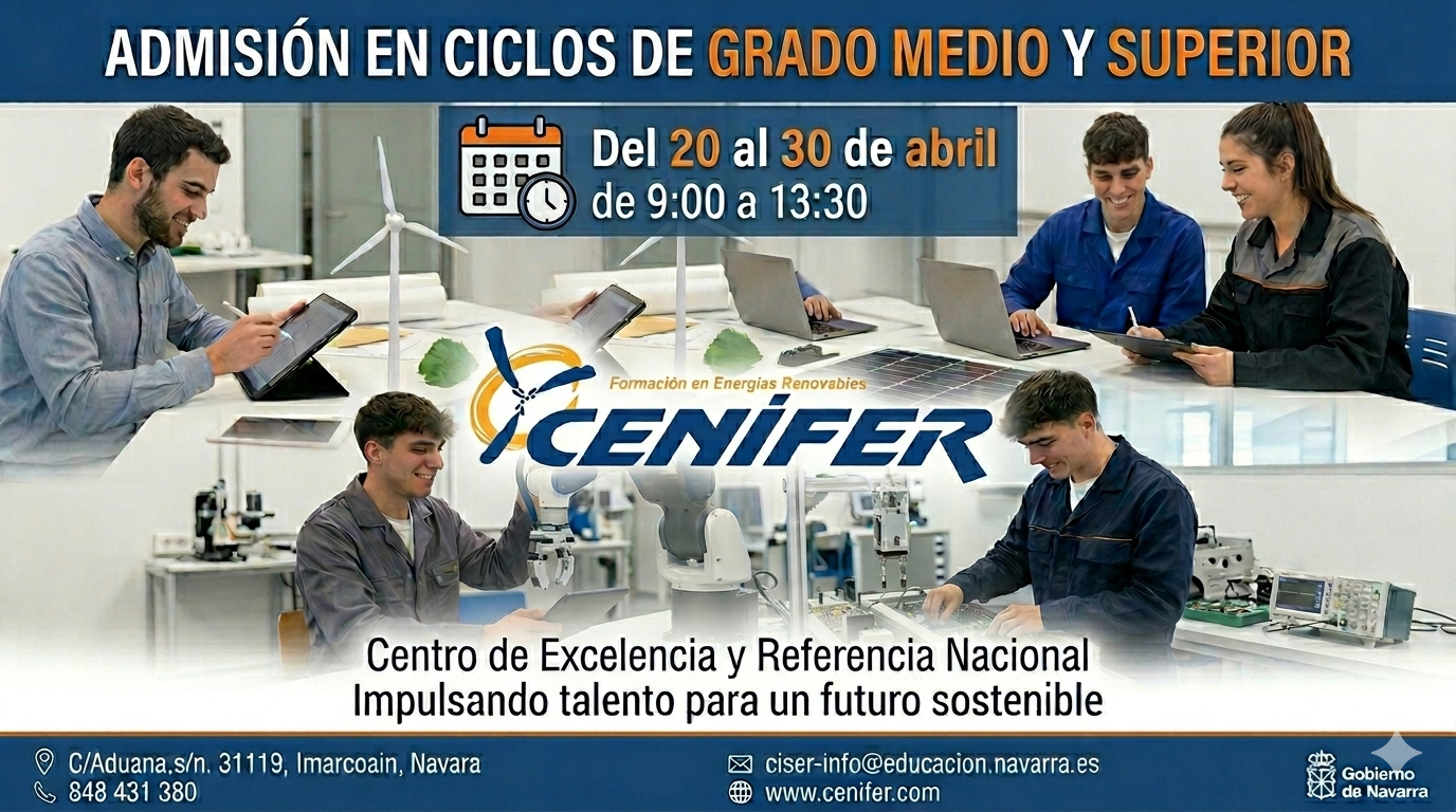 Cenifer PROCESO DE ADMISIÓN DE CICLOS DE GRADO MEDIO Y SUPERIOR: