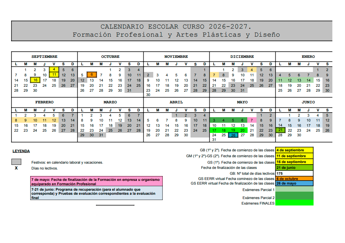 cenifer Calendario Renovables OL 2026 - 2027